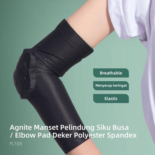 Agnite Manset Pelindung Siku / Elbow Pad Deker Polyester Spandex FL103