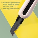 Nusign Cutter / Pisau Kecil Pemotong Pisau Teflon 19 cm NS063T
