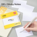Deli Memo Tempel / Sticky Notes 80 Lembar Warna Putih BT1XX