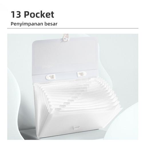 Deli Map Harmonika / Expanding File A4 13 Slot Gratis Index Tab P50