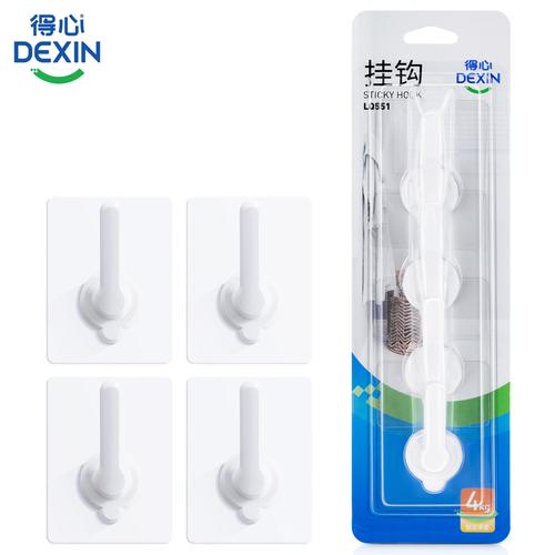 Deli Gantungan Dinding Tempel / Hook Kapasitas 4 KG LQ551
