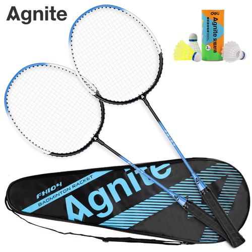 Agnite Raket Bulutangkis Badminton Racket Isi 2 Gratis Tas & Kok FH104