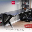 Deli Meja Gaming / Meja Komputer / Gaming Table Hitam Box Kabel E915X
