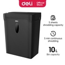 Deli Mesin Penghancur Kertas / Paper Shredder ET015