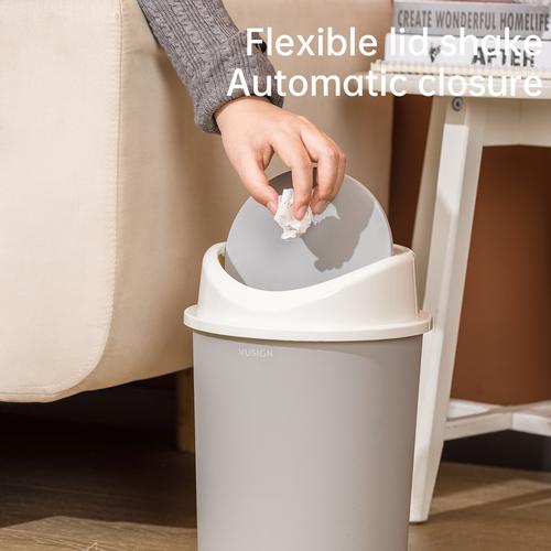 Vusign Trash Can / Tempat Sampah  Bundar Dengan Penutup VS1106 VS1107