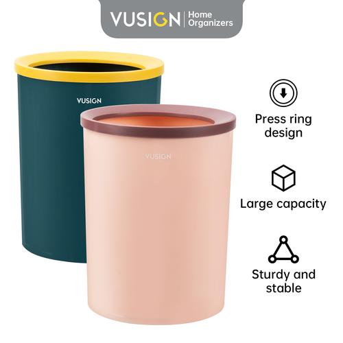 Vusign Trash Can / Tempat Sampah / Tong Sampah Ruang Tamu 29cm VS1104
