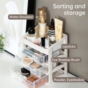 Vusign Cosmetic Drawer / Laci Rak Make Up Dapat Ditumpuk VS5XX-WH