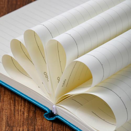 Deli Leather Cover Notebook Buku Catatan Sampul Kulit Pen Holder EN01X