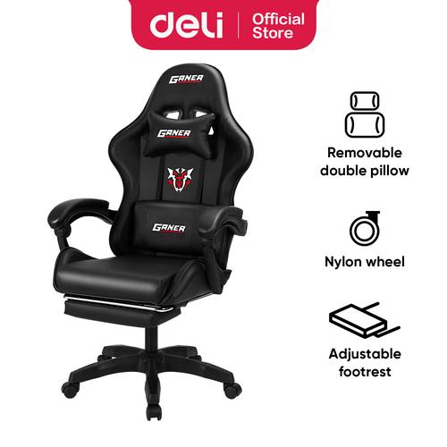 Deli Gaming Chair Kursi Gaming Kursi Main Game Komputer Arm Rest E4949