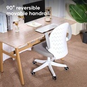 Deli Office Chair Kursi Kerja Kantor Kursi Staff Bentuk Bulat E4942