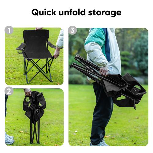 Deli Folding Chair Kursi Lipat Camping Outdoor Mancing Portable E4943