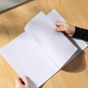 Deli Spiral Notebook Buku Tulis Spiral A4 60 Lembar Kertas Halus LA460