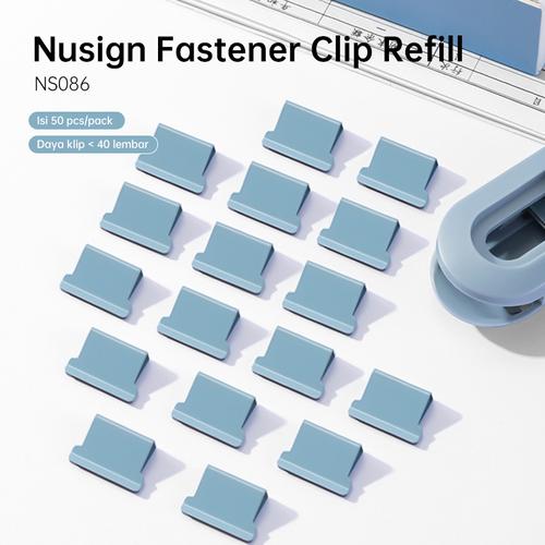 Nusign Fastener Clip Isi Penjepit Kertas Binder Clip Otomatis NS086