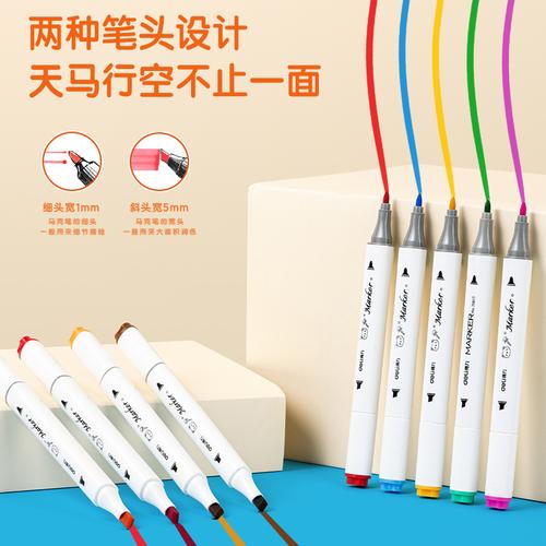 Deli Water-based Sketch Marker / Spidol Warna Dual Tip HM106