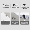 Nusign Fastener / Binder Clip / Penjepit Kertas Otomatis NS085