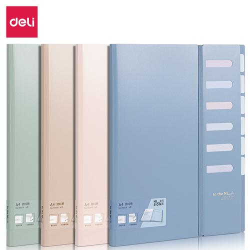 Nusign File Holder Map Dokumen A4 Muat Banyak Warna Pastel NS516