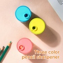 Deli Pencil Sharpener / Rautan Pensil Warna Lucu Wadah Besar EH55X