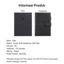 Deli Leather Cover Notebook Gift Set Hadiah Buku Catatan A5 EN139L