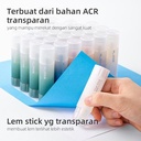 Nusign Transparent Glue Stick Lem Kertas Transparan 8 15 21 gr NS14X