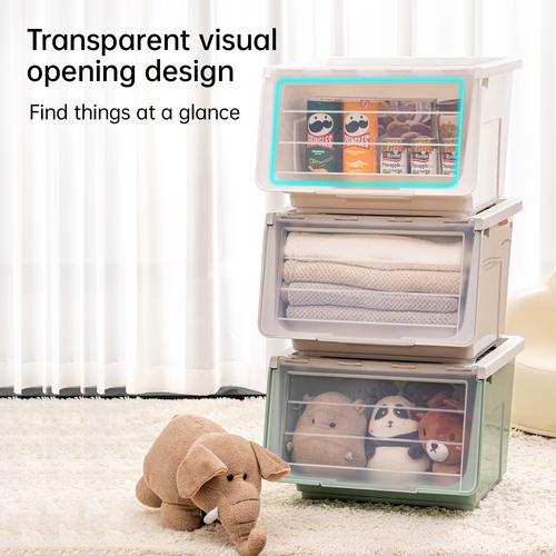 Vusign Storage Box Penyimpanan Sepatu Plastik Double Open Lid VS489