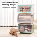 Vusign Storage Box Penyimpanan Sepatu Plastik Double Open Lid VS489