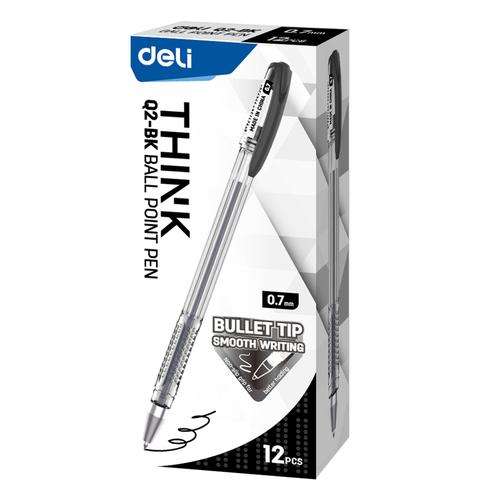 Deli Ballpoint Pen / Pulpen Bolpoin Tip 0.7mm Lancar dan Halus EQ2-XX