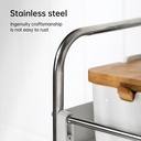 Vusign Seasoning Rack / Rak Tempat Bumbu Dapur 1 / 2 Susun VS7XX-SL