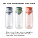 Deli Water Bottle/Botol Minum Infused Water BPA Free 17663 17664