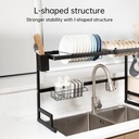 Vusign Adjustable Sink Rack / Rak Piring Dapur /rak Wastafel VS70X