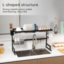 Vusign Sink Rack / Rak Piring Dapur wastafel Stainless 85 CM Kokoh