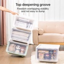 Vusign Storage Box Penyimpanan Sepatu Plastik Double Open Lid VS489