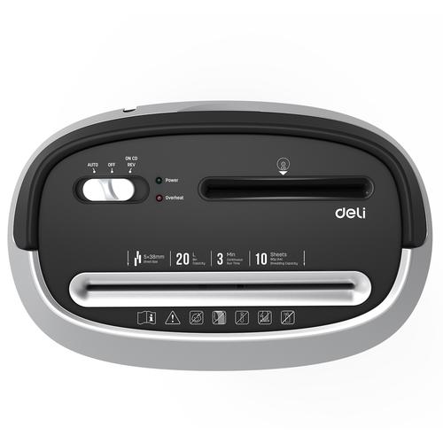 Deli Paper Shredder / Mesin Penghancur Kertas 10 Lembar Otomatis E9948