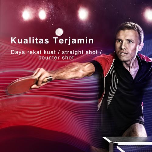 Agnite Table Tennis Paddle / Bet Pingpong / Bat Tennis Meja F2320