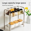 Vusign Seasoning Rack / Rak Tempat Bumbu Dapur 1 / 2 Susun VS7XX-SL