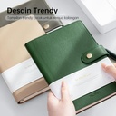 Nusign Leather Cover Notebook / Buku Catatan Agenda Kulit Magnet NS299