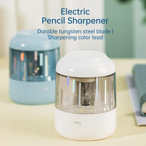 Deli Electric Pencil Sharpener / Rautan Pensil Otomatis Lucu EH508