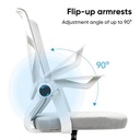Deli Office Chair / Kursi Kantor Kerja Jaring Desain Ergonomis E4931