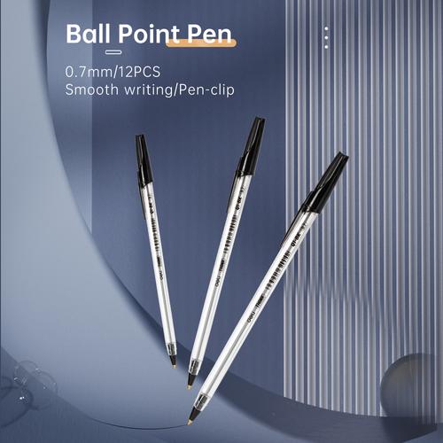 Deli Ballpoint Pen/Pulpen Bolpoin Tip 0.7mm Penulisan Lancar EQ1-XX
