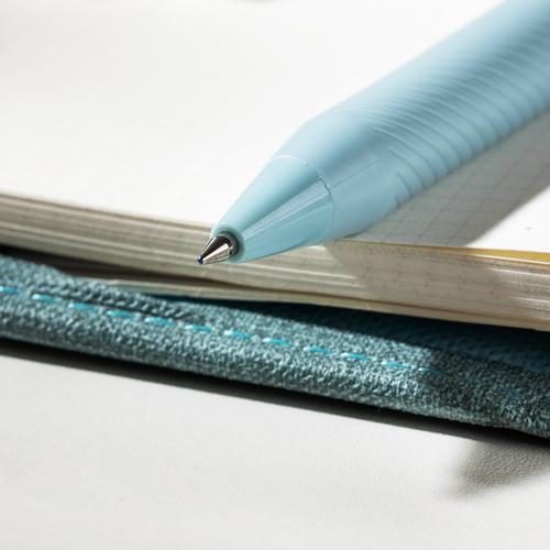 Deli Retracable Gel Pen/Pulpen Gel Pastel 0.5mm Tinta Hitam Biru EG58