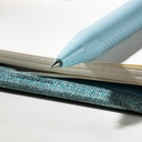 Deli Retracable Gel Pen/Pulpen Gel Pastel 0.5mm Tinta Hitam Biru EG58