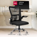 Deli Kursi Kantor / Kursi Kerja Desain Ergonomis Sangat Nyaman E492X