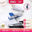 Deli Stapler / Stepler Steples Jepretan 15 Lembar Gratis Refill E0214