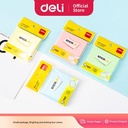 Deli Sticky Notes / Memo Tempel 8cm Berbagai Warna 100 Lembar 21583