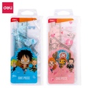 Deli School Ruler Set/ Set Penggaris Sekolah 4in1 Edisi One Piece EH17