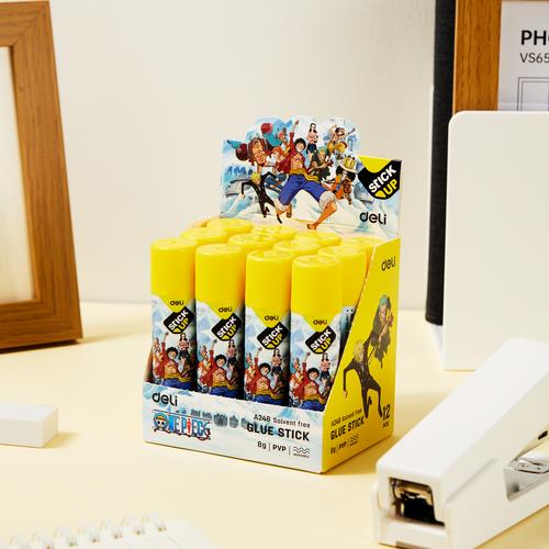 Deli Glue Stick / Lem Stik Kertas Edisi One Piece Tidak Beracun EA248