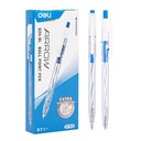 Deli Ballpoint Pen Pulpen Retracable 0.7mm Isi 12 pcs/box EQ24