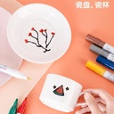 Deli Permanent Paint Marker Spidol Permanen Anti Air Multifungsi S558