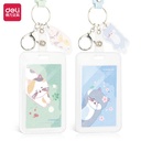 Deli Cute Name Badge Bored Cat / Name tag gambar kucing anti air 64807