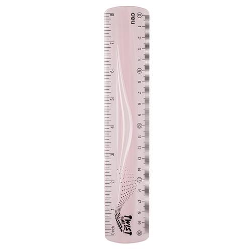 Deli Ultra Flexible Ruler / Penggaris Lentur 20/30cm Warna Terang EH2X