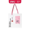 Deli Larva Canvas Bag / Tas Kanvas Jinjing Totebag 34x3cm EH800